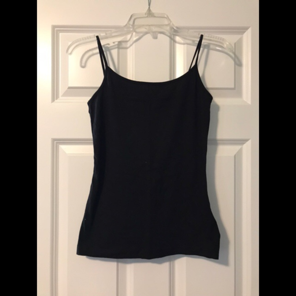 Black tank top